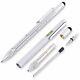 100 X 6in1 Multi Tool Touch Screen Stylus Spirit Level Ruler Ballpoint Pen