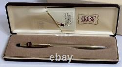 1980's Apple Computer Macintosh Rainbow Logo Cross Pen 10k Gold Filled Case Box