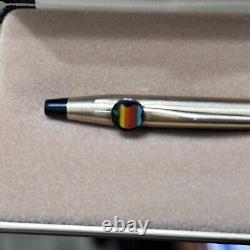 1980's Apple Computer Macintosh Rainbow Logo Cross Pen 10k Gold Filled Case Box