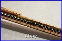 1990s Design ST. DUPONT PARIS CLASSIQUE Annelé Ballpoint Pen Gold Plated