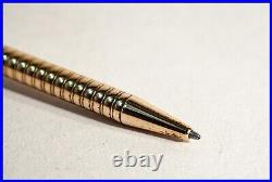 1990s Design ST. DUPONT PARIS CLASSIQUE Annelé Ballpoint Pen Gold Plated