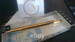 24Ct Gold Plated Cross Tech 2 Ballpoint Writing Pen Touch Pad Stylus Gift Boxed