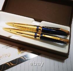 24k Gold Plated Cross Sydney Executive Ball Point Writing Pen & Pencil Set Gift