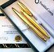 24k Gold Plated Shiny Franklin Covey Fountain Ballpoint Writing Pen Set Gift Box