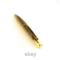 Alfred Dunhill AD2000 Gold Plated Barley Ballpoint Rollerball Pen