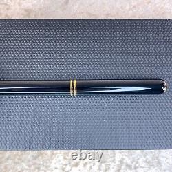 Alfred Dunhill Ballpoint Pen Sidecar Steamliner Black Resin Gold Trim withBox&Card