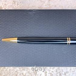 Alfred Dunhill Ballpoint Pen Sidecar Steamliner Black Resin Gold Trim withBox&Card