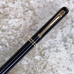 Alfred Dunhill Ballpoint Pen Sidecar Steamliner Black Resin Gold Trim withBox&Card