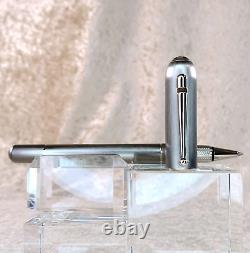 Alfred Dunhill Rollerball Pen Sidecar Brushed Silver Body