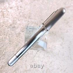 Alfred Dunhill Rollerball Pen Sidecar Brushed Silver Body