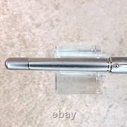 Alfred Dunhill Rollerball Pen Sidecar Brushed Silver Body