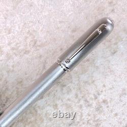 Alfred Dunhill Rollerball Pen Sidecar Brushed Silver Body