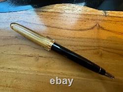 Aurora 88 Black Resin Gold Plated Cap Ball Pen