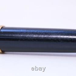 Authentic Cartier Ballpoint Pen Diabolo Black Gold Trim