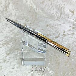 Authentic Dunhill Ballpoint Pen New Gemline Gunmetal Silver with No Case