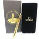 Authentic Omega Space Pen Ballpoint Pen Gold Brass #36631356