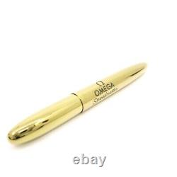 Authentic OMEGA Space Pen Ballpoint Pen Gold Brass #36631356