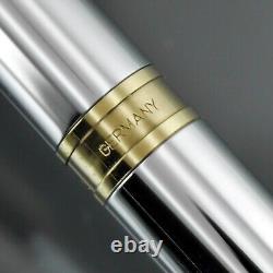 Authentic Tiffany & Co. Silver Gold Clip Ballpoint Pen Metallic #f02584