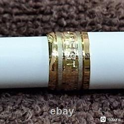 Authentic White & Gold Montblanc Fountain Pen Preowned, Openbox & Serial Number