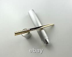 BULGARI Eccentric ballpoint pen GOLD collectible design pen metal case