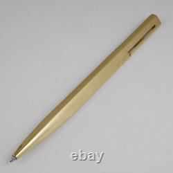 BVLGARI ECCENTRIC Gold Plated Ballpoint Pen (used) FREE SHIPPING WORLDWIDE