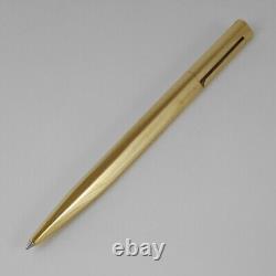 BVLGARI ECCENTRIC Gold Plated Ballpoint Pen with Case (used)(Blue Ink)