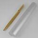 Bvlgari Eccentric Gold Plated Ballpoint Pen With Case Used Free Shipping