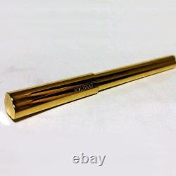 BVLGARI Gold Ballpoint Pen with Family Crest Luxury Models From Japan