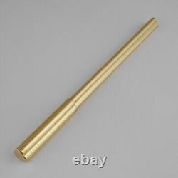 BVLGARI Gold Plated Slim Ballpoint Pen (Blue Ink) FREE SHIPPING WORLDWIDE