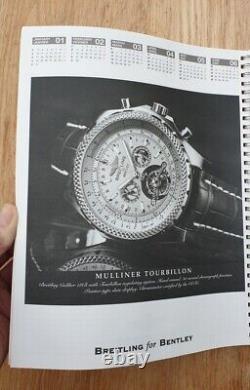 Breitling Pen and Briefing Pad/Calendar. Official Breitling Merchandise