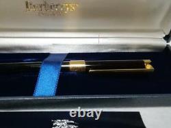 Burberry Black & Gold Ballpoint Pen Extremely beautiful Unused