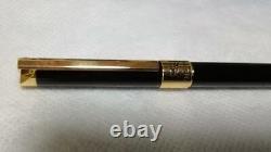 Burberry Black & Gold Ballpoint Pen Extremely beautiful Unused