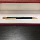 Cartier Ballpoint Pen Trinity Black X Gold Must De Cartier With Case