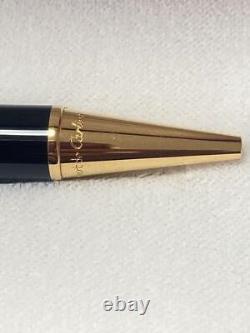 CARTIER Ballpoint pen Trinity Black x Gold must de Cartier with Case