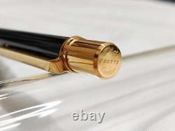 CARTIER Ballpoint pen must de Cartier Black x Gold no Case