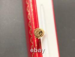 CARTIER Ballpoint pen must de Cartier Redx Gold with Box