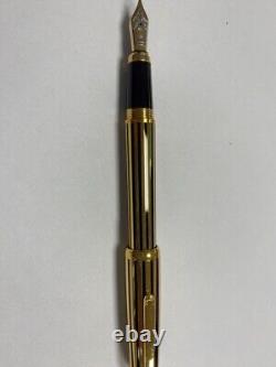CARTIER Louis Cartier Dandy Gold Plated Limited Edition Fountain Pen 1595/1847