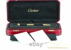 CARTIER Perpetual Calendar Limited Edition Watch Pen Gold Plated