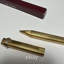 CARTIER Trinity Ballpoint pen Gold made in France no Box