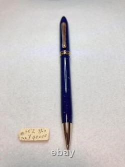CROSS lapis lazuli Ballpoint pen Blue Gold Unused Free Shipping From Japan