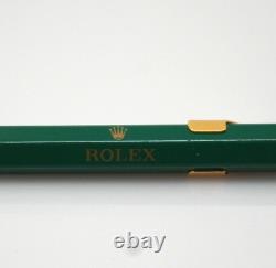 Caran D'ache Rolex Ad Ballpoint Pen Green / Gold Tone