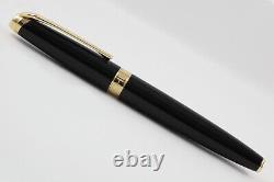 Caran d'Ache Leman Ebony Black, Gold Trim Roller Ball Pen, 2014, Collector Item