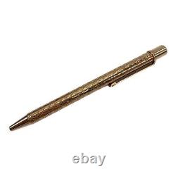 Cartier Authentic Luxurious Ballpoint Pen With Box ST150188 Gold Pre-owned H4.9