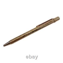 Cartier Authentic Luxurious Ballpoint Pen With Box ST150188 Gold Pre-owned H4.9