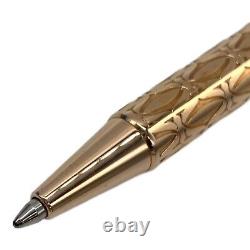 Cartier Authentic Luxurious Ballpoint Pen With Box ST150188 Gold Pre-owned H4.9