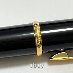 Cartier Ballpoint Pen DIABOLO DE CARTIER Rarely Used Black Gold ST180003 with Box