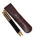 Cartier Ballpoint Pen Mechanical Pencil Case Set Must Black Gold Cartier