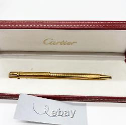 Cartier Ballpoint pen C2 emblem Rare Gold withBox