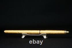 Cartier Ballpoint pen Trinity Vendome Vintage Rare Gold plated withBox #bp01
