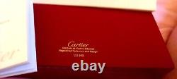 Cartier Beautiful Must De Ballpoint Pen Blk/gold New X Diplay Model Now 50% Off